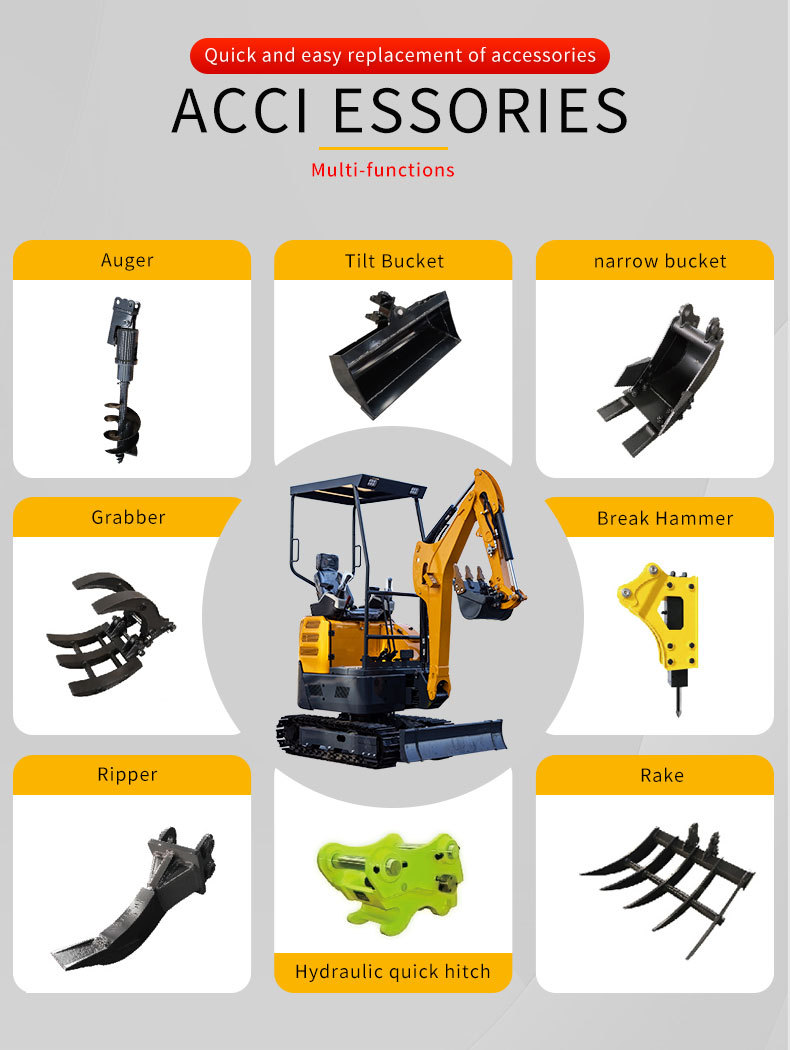 Mini Excavator With Original Kubota Engine Small Crawler Digger For Construction