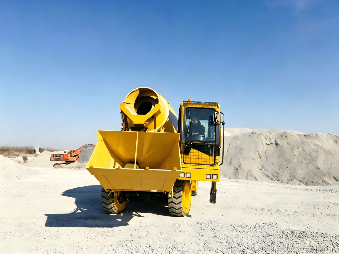 Self-Loading Mixer Truck Manufacturer | 1.2–6.5m³ Self Feeding Concrete Mixer Truck